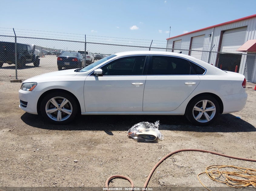 2014 Volkswagen Passat 1.8T Se VIN: 1VWBT7A3XEC112020 Lot: 45339635