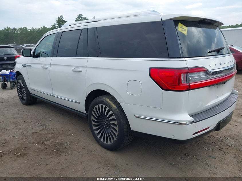 Vin: 5lmjj3tt9lel01231, lot: 45837645, lincoln navigator black label l 20203