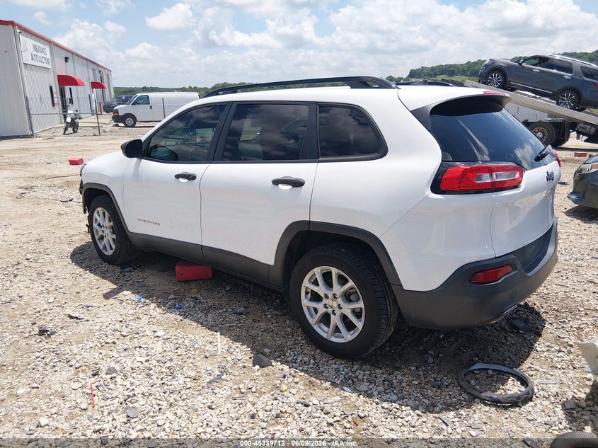 2016 JEEP CHEROKEE auction photo 3