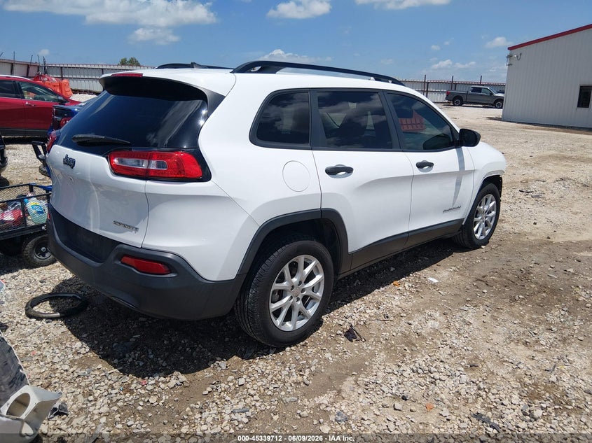 2016 JEEP CHEROKEE auction photo 4