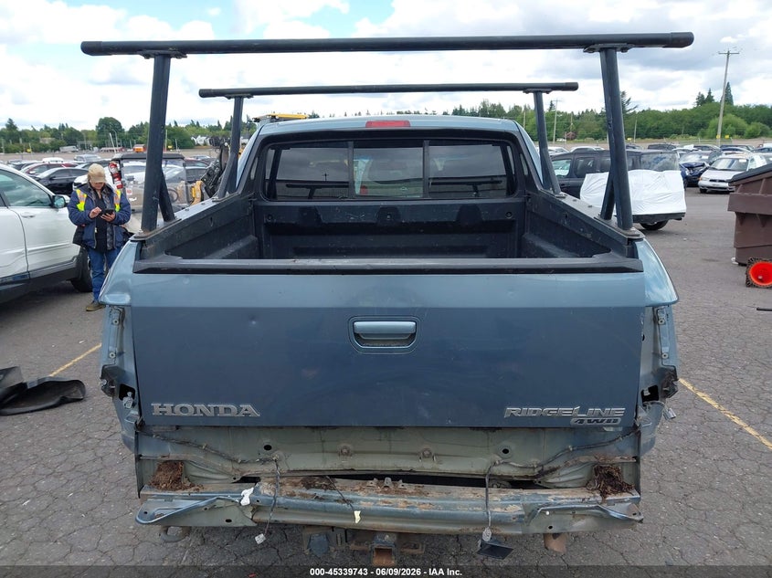 2008 Honda Ridgeline Rts VIN: 2HJYK16468H518212 Lot: 45339743