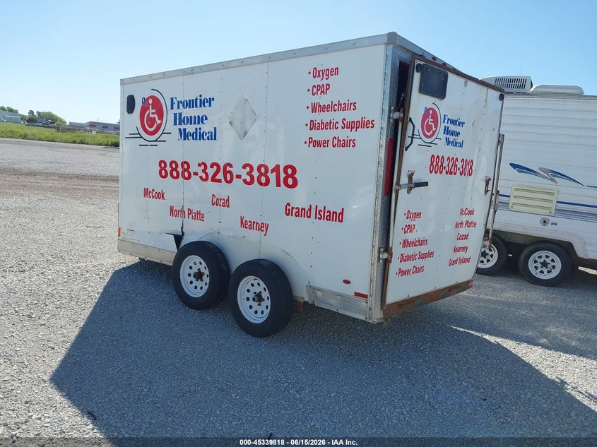 2013 RC ENCLOSED TRAILER auction photo 3