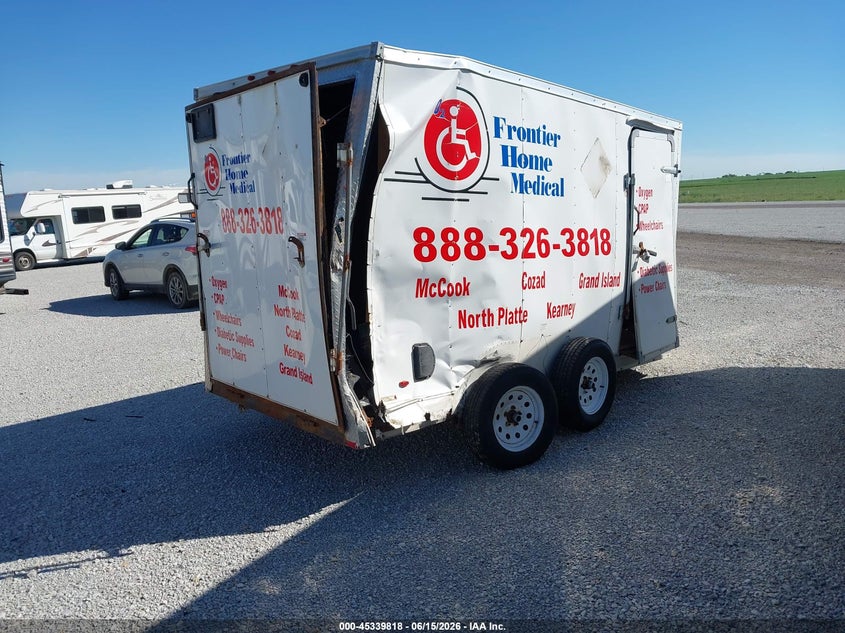 2013 RC ENCLOSED TRAILER auction photo 4