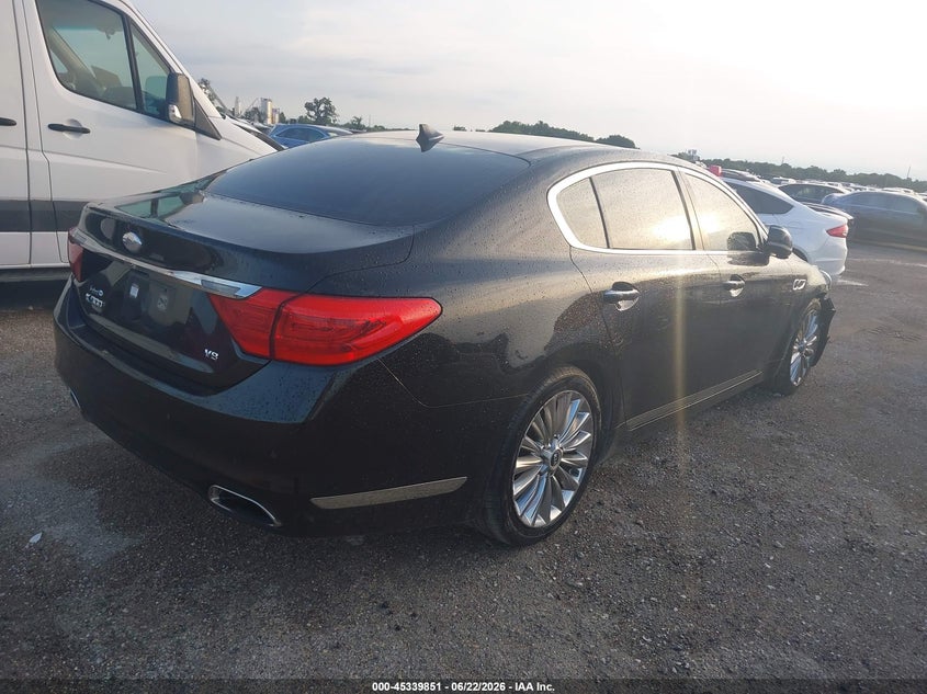 Vin: knalw4d44f6018990, lot: 45837786, kia k900 luxury 20154