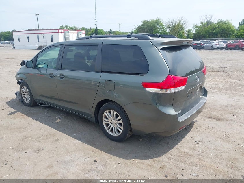 Vin: 5tdyk3dc2es459649, lot: 45837870, toyota sienna xle v6 8 passenger 20143
