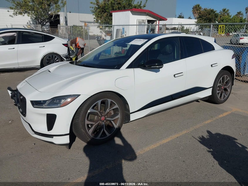 Vin: sadhd2s16n1618342, lot: 45837909, jaguar i-pace hse ev400 awd automatic 20222