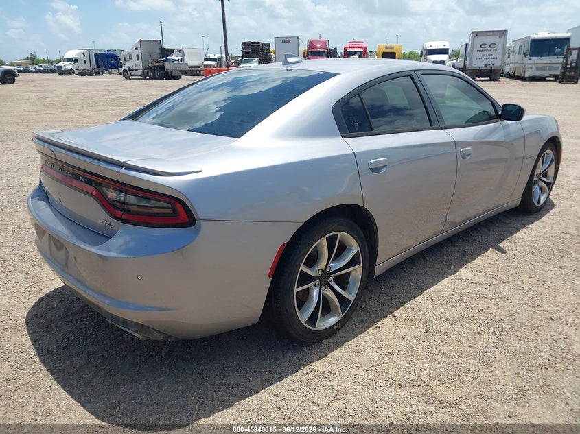 Vin: 2c3cdxct0fh777545, lot: 45837951, dodge charger r/t 20154