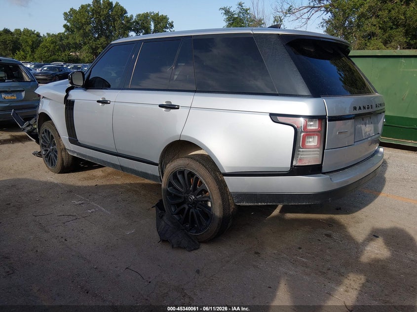 2017 LAND ROVER RANGE ROVER auction photo 3