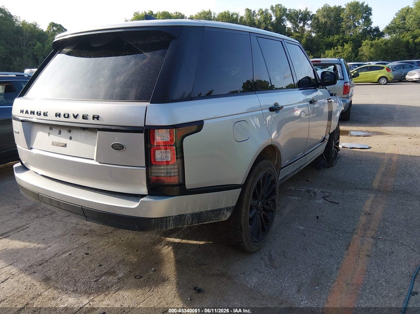 2017 LAND ROVER RANGE ROVER auction photo 4