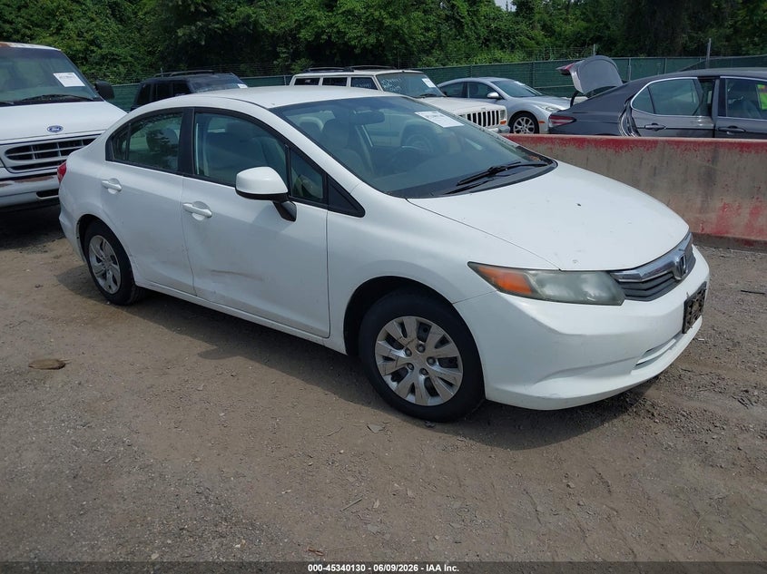 Vin: 19xfb2f5xce077733, lot: 45838066, honda civic lx 2012 img_1