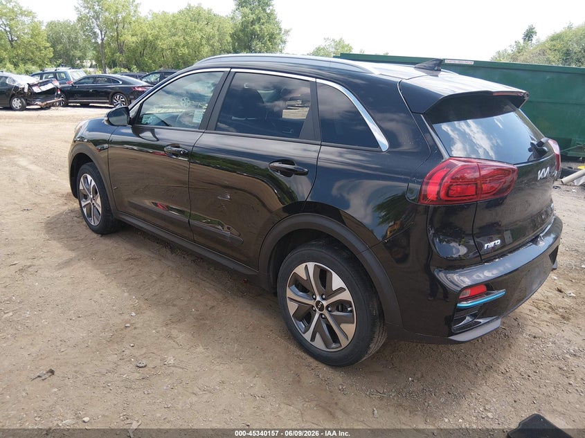 Vin: kndce3lg1n5144031, lot: 45838093, kia niro ev ex premium 20223