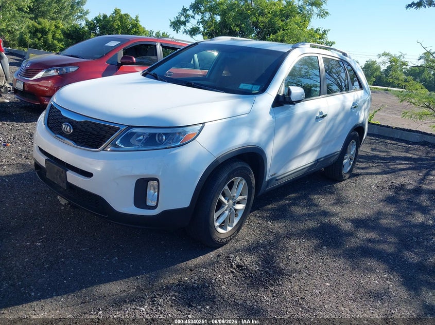 Vin: 5xyktca63fg606657, lot: 45838187, kia sorento lx 20152
