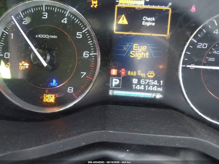 2019 SUBARU XV SPORT UTILITY VEHICLE 2.0L H-4 DI, DOHC, VVT, 152HP