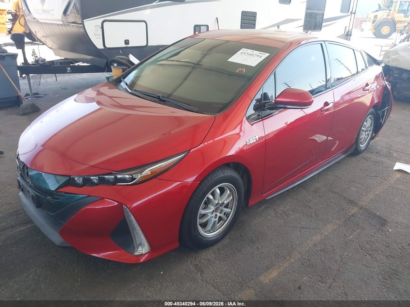 Vin: jtdkarfp1h3059079, lot: 45838230, toyota prius prime premium 20172