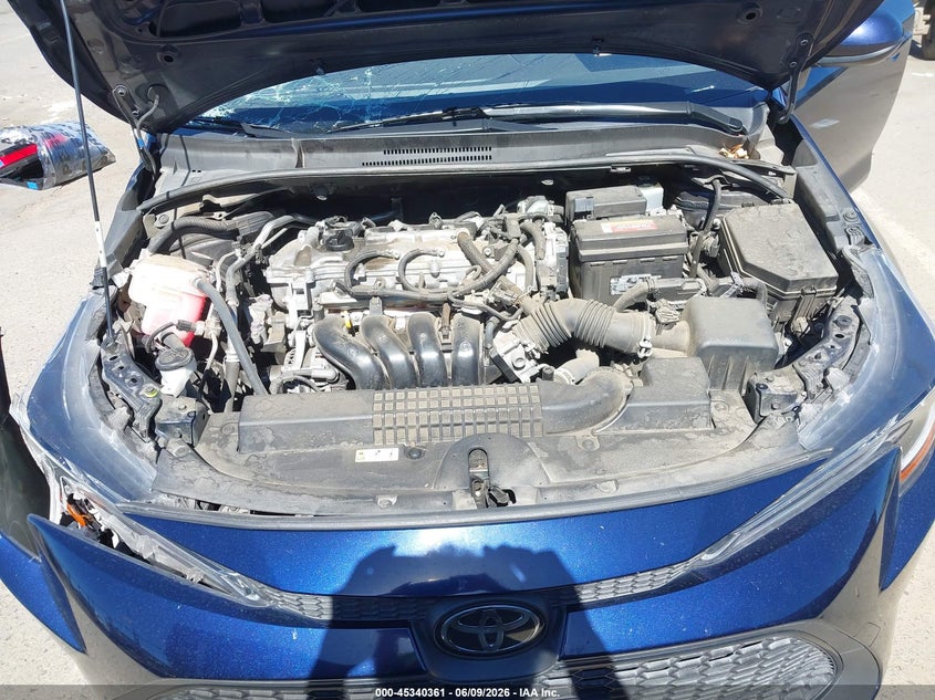 VIN JTDEPMAEXMJ145260 2021 TOYOTA COROLLA LE
