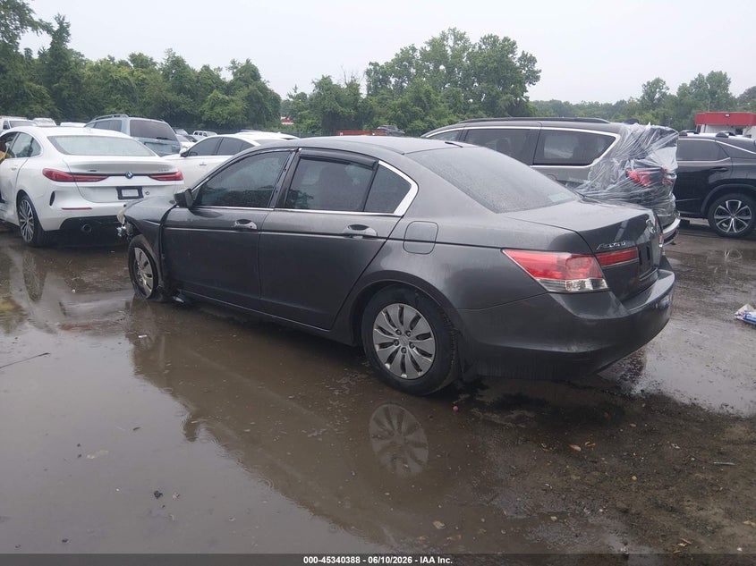 2012 HONDA ACCORD SEDAN 2.4L I-4 DOHC, VVT, 177HP