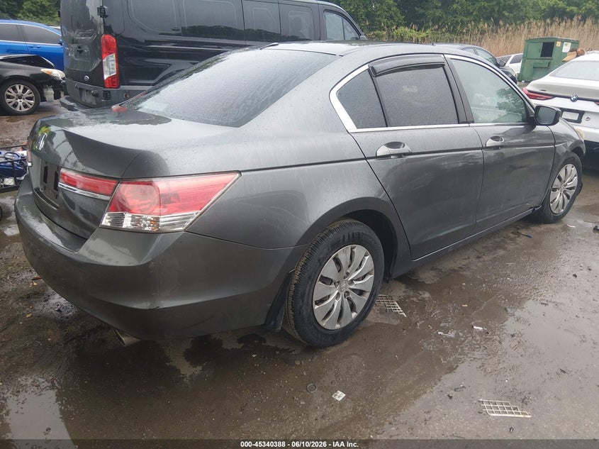 2012 HONDA ACCORD SEDAN 2.4L I-4 DOHC, VVT, 177HP