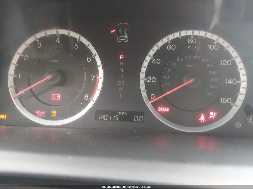 2012 HONDA ACCORD SEDAN 2.4L I-4 DOHC, VVT, 177HP