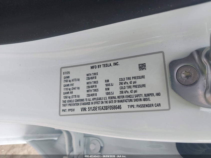 AtlanticExpress - Tesla Model 3
