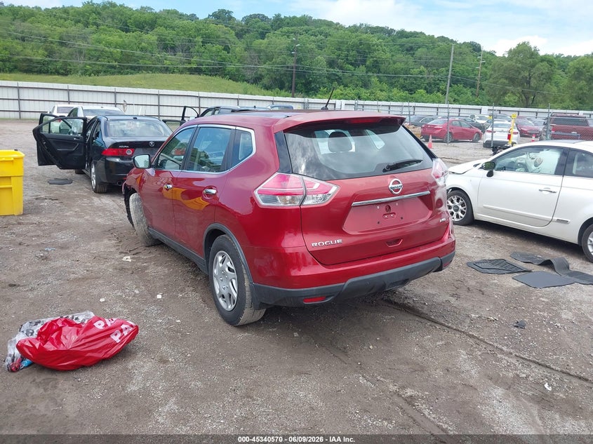 2015 NISSAN ROGUE auction photo 3