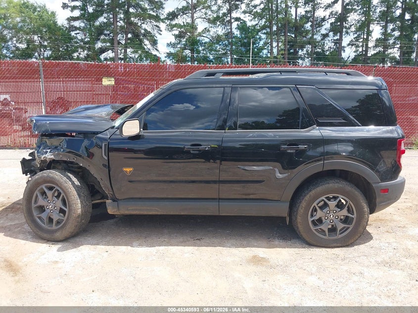 2021 Ford Bronco Sport Badlands VIN: 3FMCR9D97MRA07190 Lot: 45340593