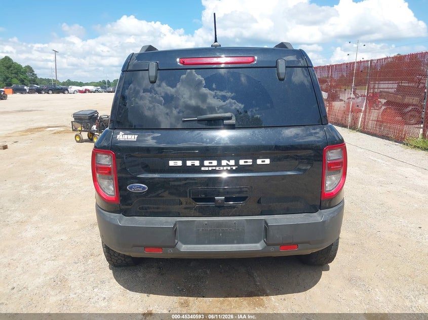 2021 Ford Bronco Sport Badlands VIN: 3FMCR9D97MRA07190 Lot: 45340593