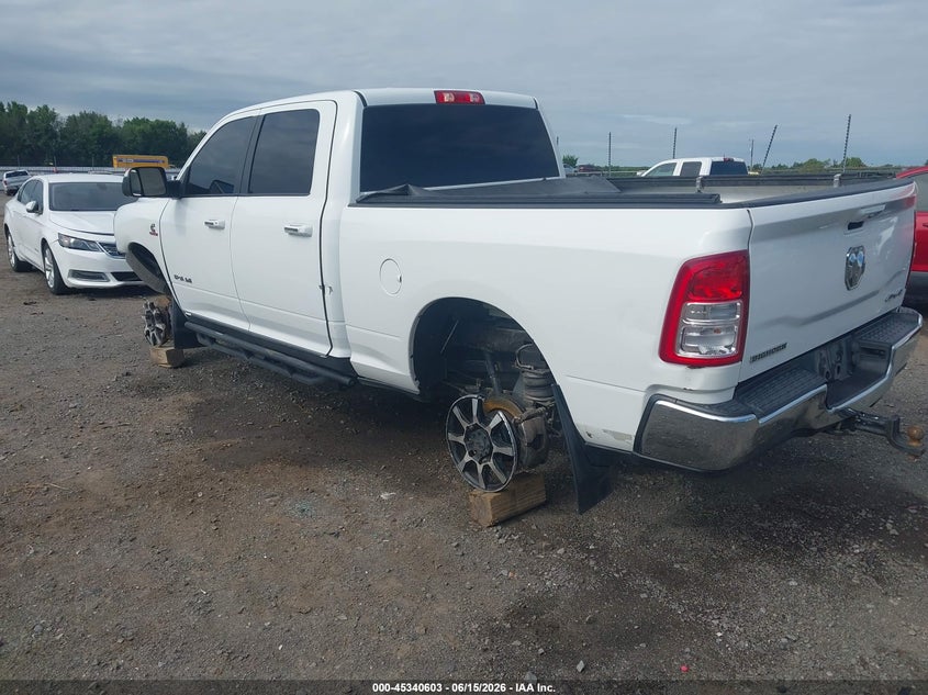 Vin: 3c6ur5dl9kg620912, lot: 45838539, ram 2500 big horn  4x4 6'4 box 20193