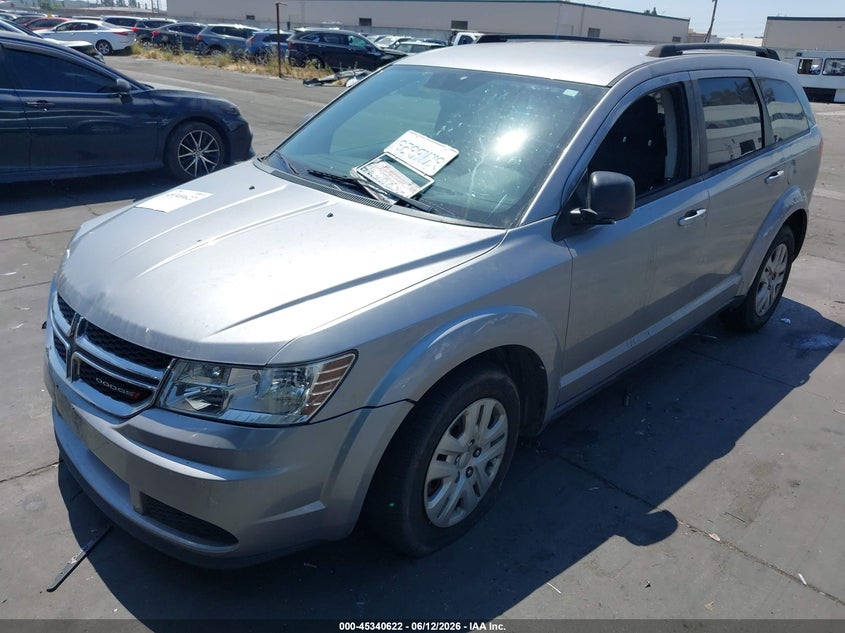 Vin: 3c4pdcab2gt237770, lot: 45838559, dodge journey se 20162