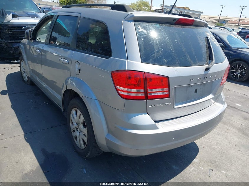 Vin: 3c4pdcab2gt237770, lot: 45838559, dodge journey se 20163