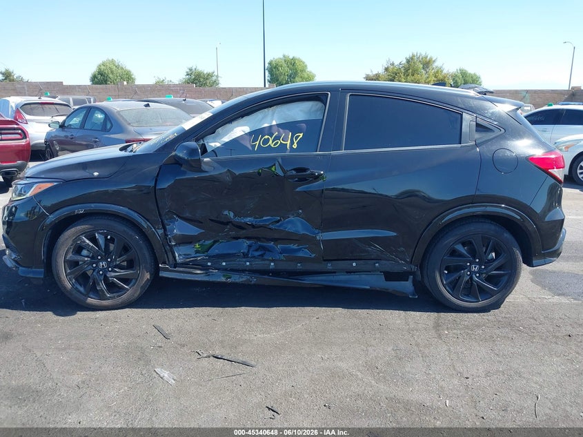 VIN 3CZRU5H13MM714448 2021 HONDA HR-V 2WD SPORT