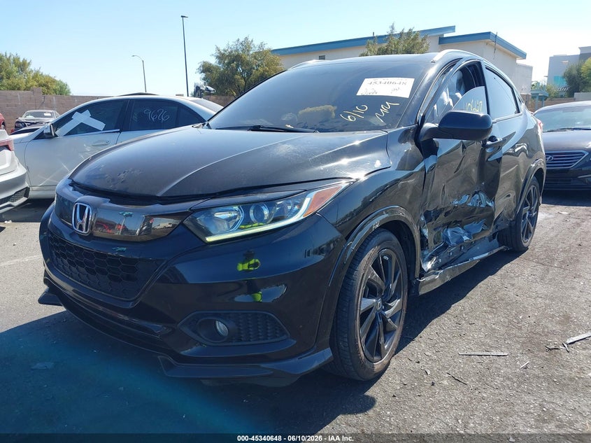VIN 3CZRU5H13MM714448 2021 HONDA HR-V 2WD SPORT