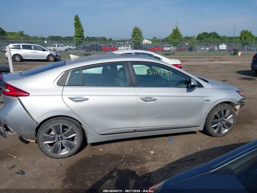 2018 Hyundai Ioniq Hybrid Limited VIN: KMHC85LC6JU077860 Lot: 45340731