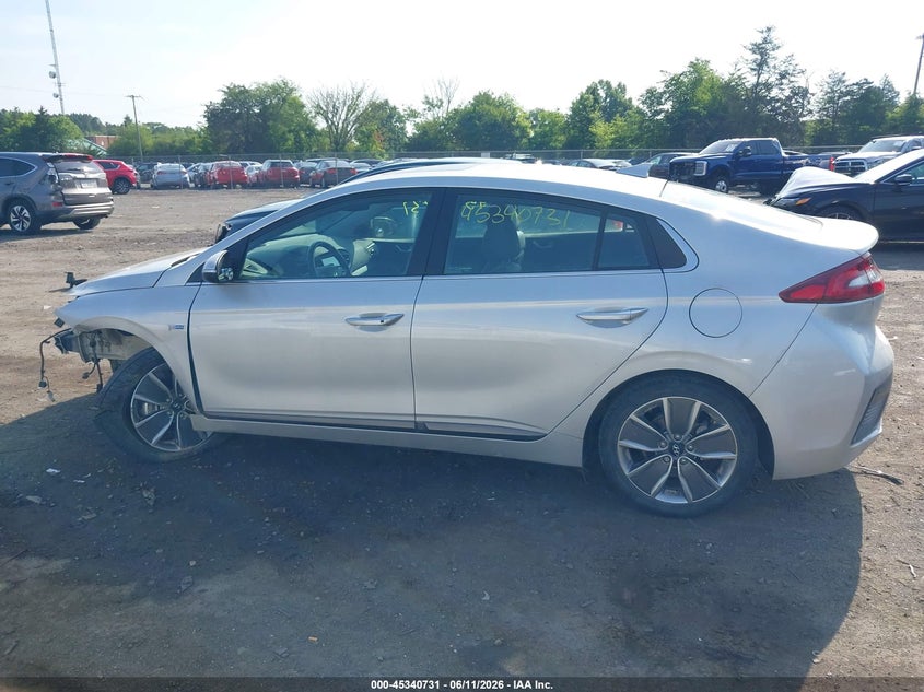 2018 Hyundai Ioniq Hybrid Limited VIN: KMHC85LC6JU077860 Lot: 45340731