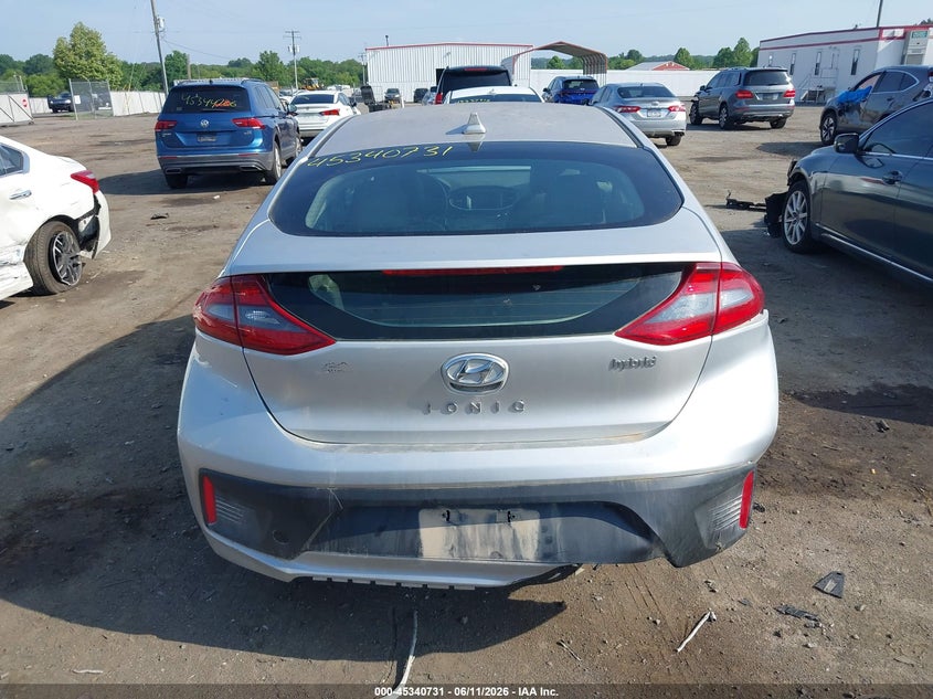 2018 Hyundai Ioniq Hybrid Limited VIN: KMHC85LC6JU077860 Lot: 45340731