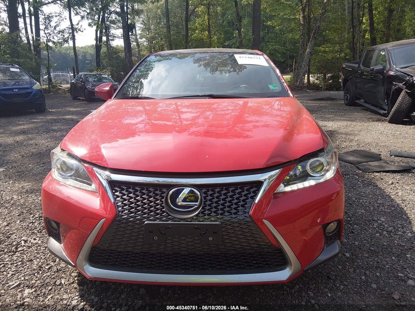 2014 Lexus Ct 200H VIN: JTHKD5BH5E2191681 Lot: 45340751