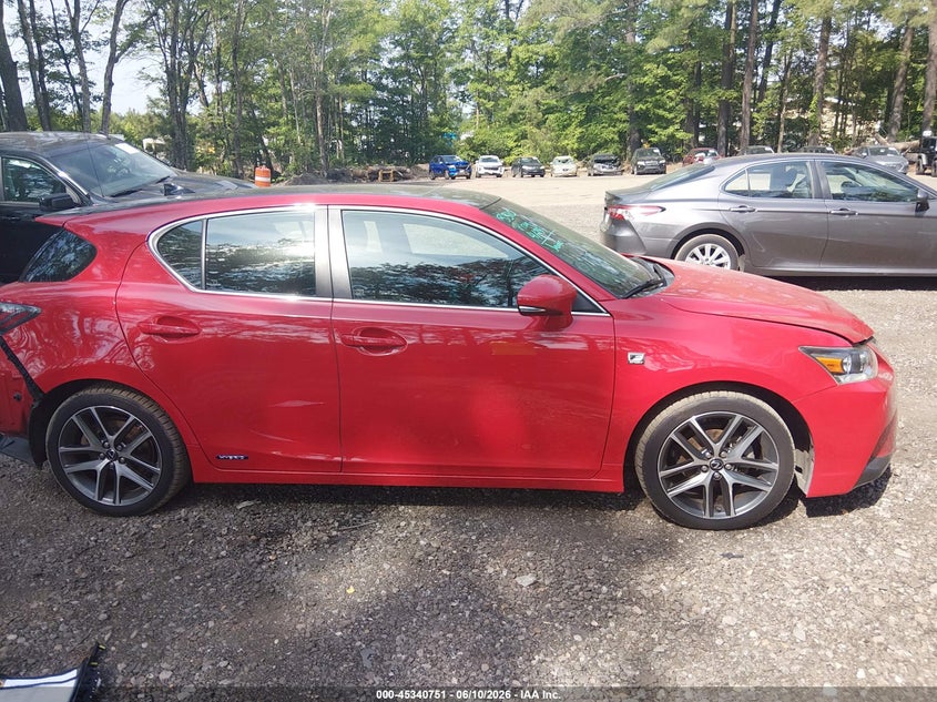 2014 Lexus Ct 200H VIN: JTHKD5BH5E2191681 Lot: 45340751