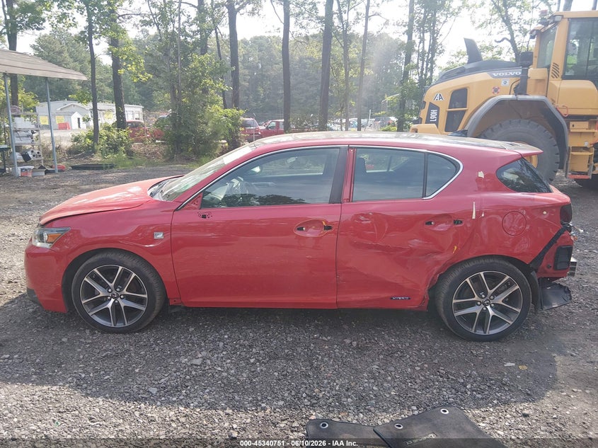 2014 Lexus Ct 200H VIN: JTHKD5BH5E2191681 Lot: 45340751