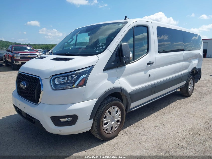 Vin: 1fbax2yg8pka58048, lot: 45838748, ford transit-350 passenger van xlt 20232