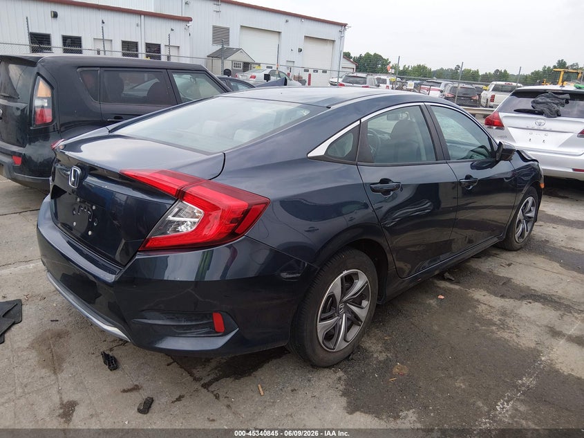 2019 HONDA CIVIC SEDAN 2.0L I-4 DOHC, VVT, 158HP