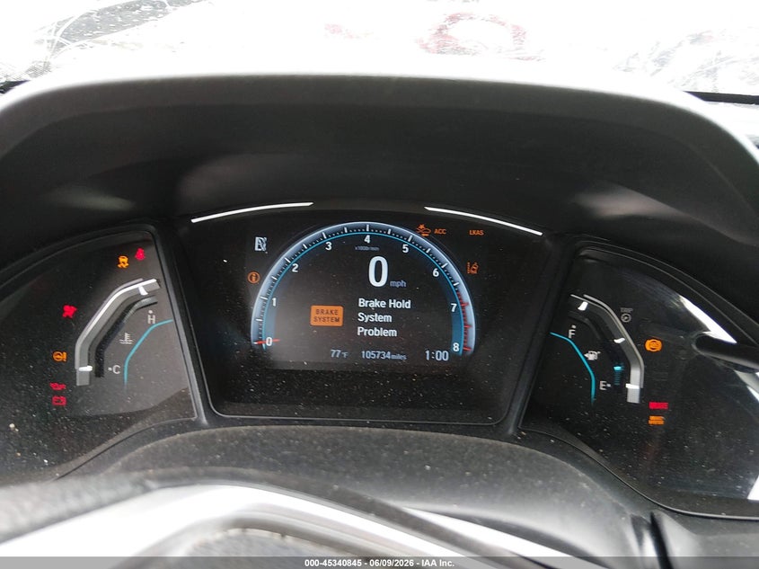 2019 HONDA CIVIC SEDAN 2.0L I-4 DOHC, VVT, 158HP
