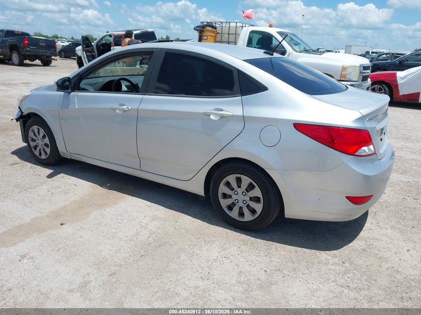 2016 HYUNDAI ACCENT SEDAN 1.6L I-4 DI, DOHC, VVT, 137HP