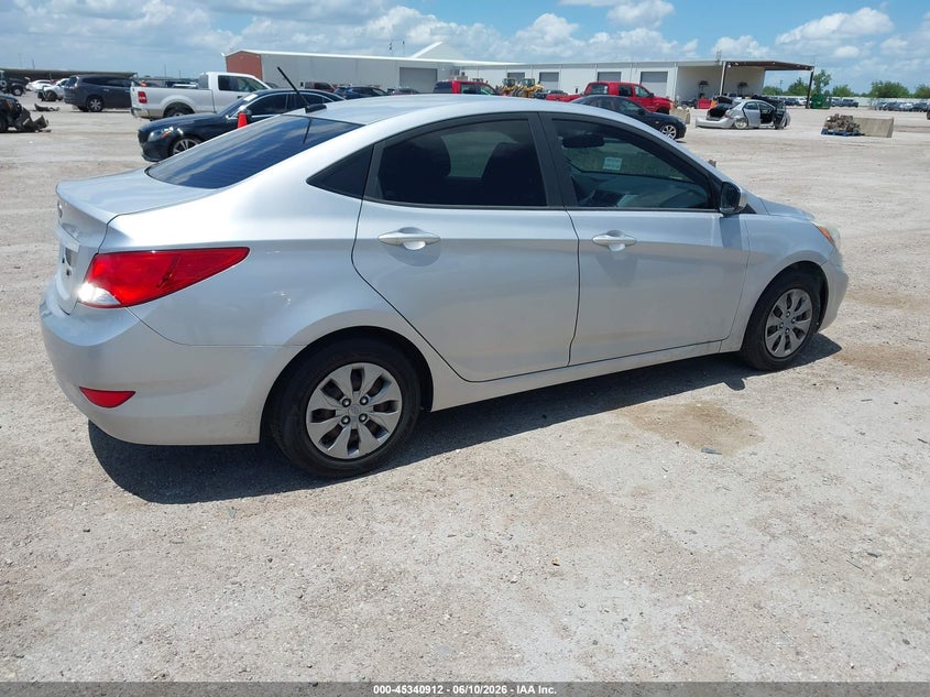 2016 HYUNDAI ACCENT SEDAN 1.6L I-4 DI, DOHC, VVT, 137HP