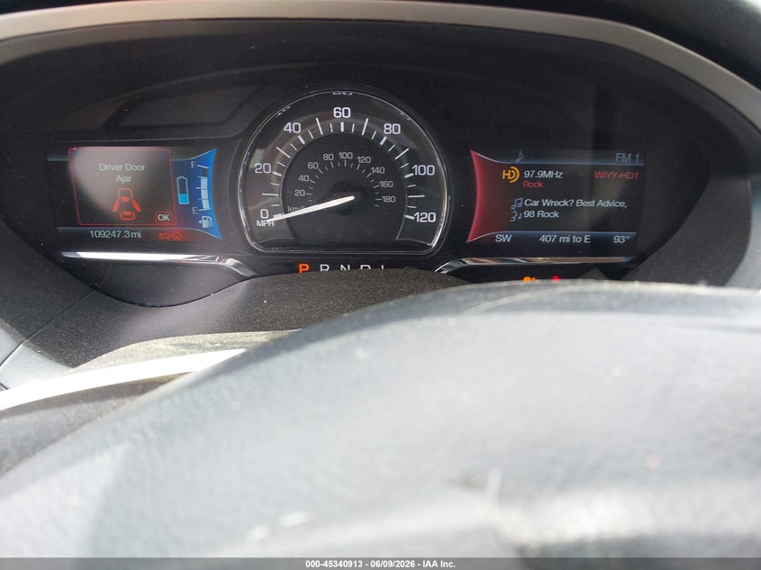 2016 Lincoln Mkz Hybrid VIN: 3LN6L2LU1GR601967 Lot: 45340913