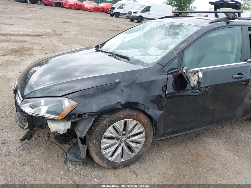 2015 Volkswagen Golf Sportwagen Tdi S 4-Door VIN: 3VWFA7AU2FM516641 Lot: 45340957