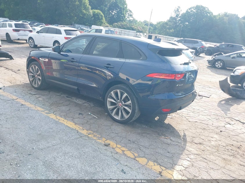 Vin: sadcl2fx2ja295042, lot: 45838945, jaguar f-pace 25t r-sport 20183