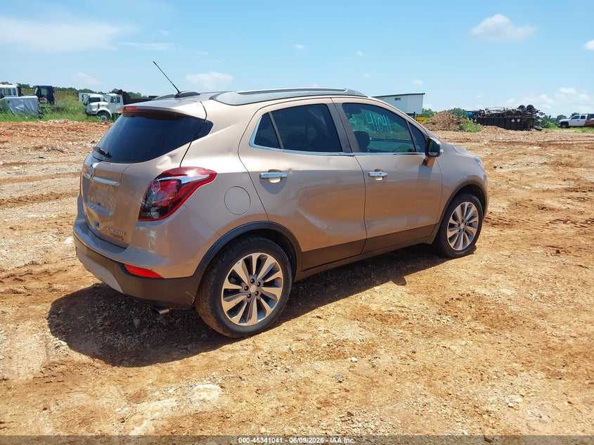 Vin: kl4cjasb1jb716369, lot: 45838977, buick encore preferred 20184
