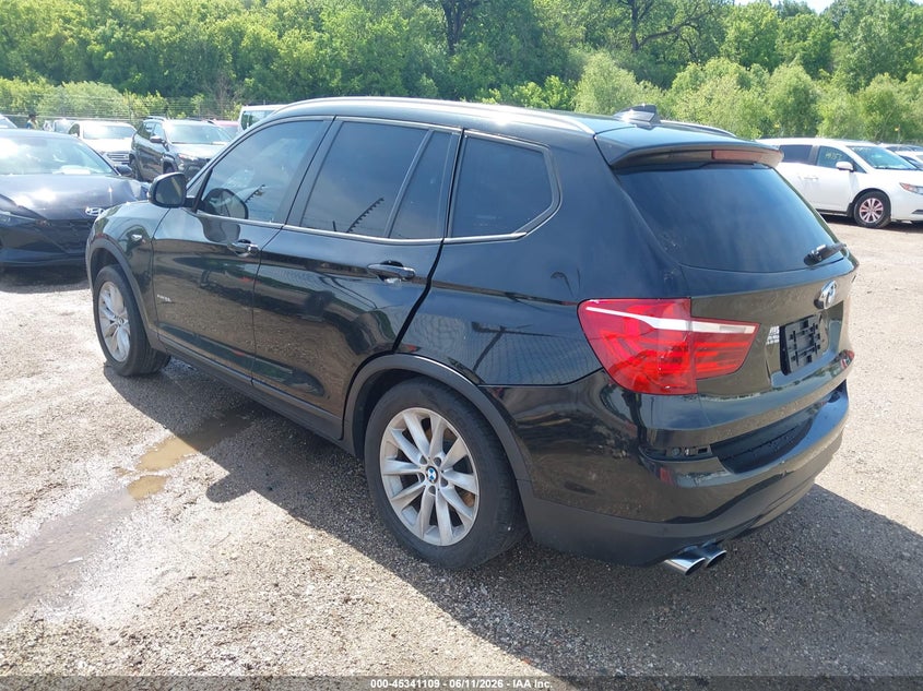 Vin: 5uxwx9c53f0d56549, lot: 45839045, bmw x3 xdrive28i 20153