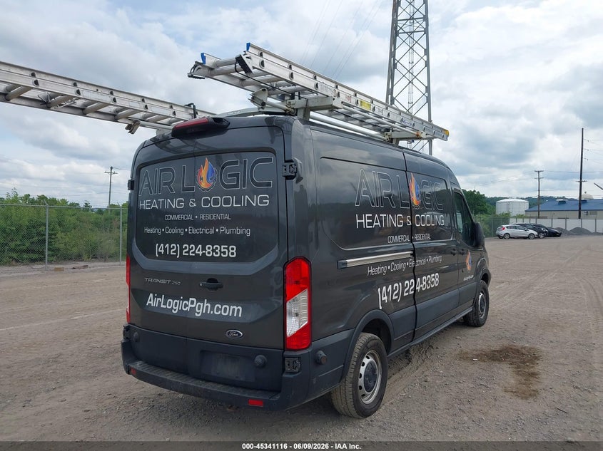 Vin: 1ftyr2cmxkka58868, lot: 45839052, ford transit-250 20194