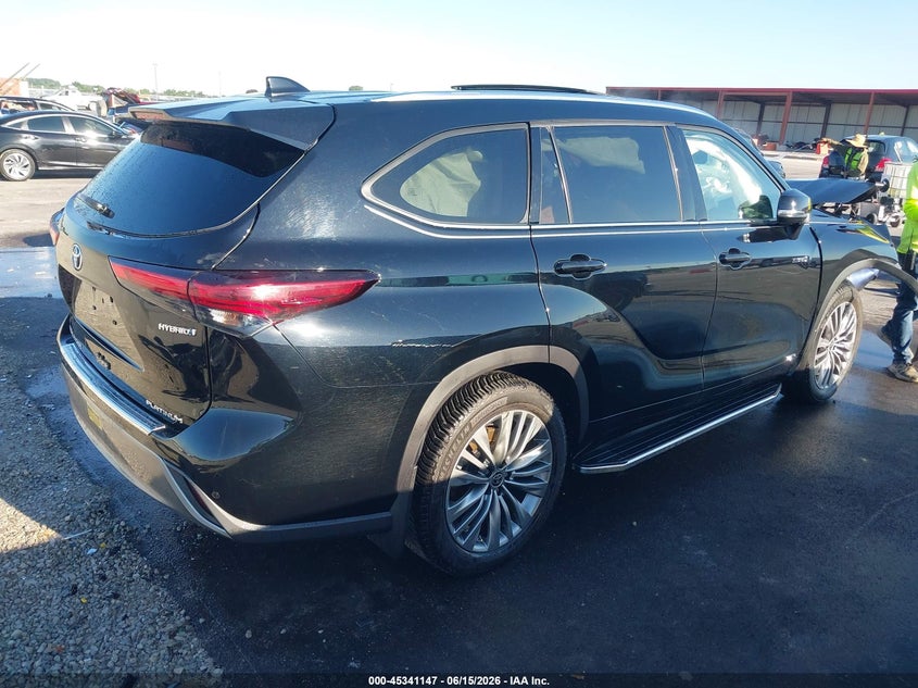 Vin: 5tdebrch7ms016267, lot: 45839083, toyota highlander hybrid platinum 20214