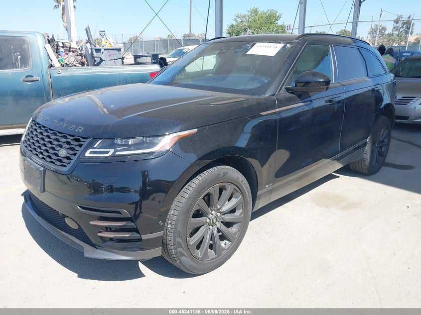 Vin: salyl2rx6ja773307, lot: 45839094, land rover range rover velar p250 se r-dynamic 20182